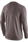 Nike Men'S Team Legend Long Sleeve Crew 727980 Carbon Heather