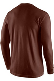 Nike Men'S Team Legend Long Sleeve Crew 727980 Dark Cinder