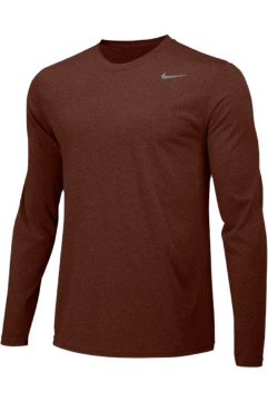 Nike Men's Team Legend Long Sleeve Crew 727980 Dark Cinder