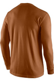 Nike Men'S Team Legend Long Sleeve Crew 727980 Desert Orange