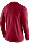 Nike Men'S Team Legend Long Sleeve Crew 727980 Team Crimson