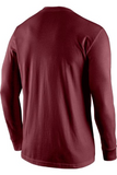 Nike Men'S Team Legend Long Sleeve Crew 727980 Team Maroon