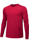 Nike Men's Team Legend Long Sleeve Crew 727980 University Red