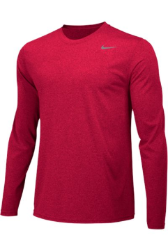 Nike Men's Team Legend Long Sleeve Crew 727980 University Red