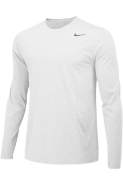 Nike Men's Team Legend Long Sleeve Crew 727980 White