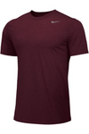 Nike Men's Team Legend Short Sleeve Crew 727982 Deep Maroon