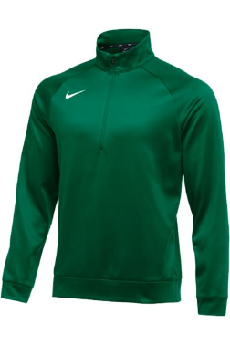 NIKE THERMA LS 1/4 ZIP TOP 897090 Dark Green