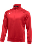 NIKE THERMA LS 1/4 ZIP TOP 897090 Scarlet