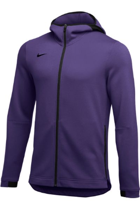 NIKE DRY SHOWTIME HOODIE FZ 930561 PURPLE BLACK