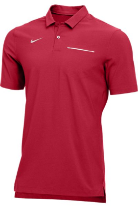 NIKE DRY SHORT SLEEVE ELITE POLO AO5438 Team Crimson