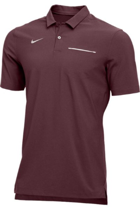 NIKE DRY SHORT SLEEVE ELITE POLO AO5438 TEAM MAROON