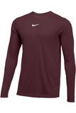 NIKE LONG SLEEVE UV TOP BQ6965 TEAM MAROON