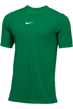 Popular short sleeve top with Dri-FIT technology. Fabric update features UV protection. Designed for the
needs of the coach during practice. Screenprinted team logo and Swoosh design trademark on center
chest. Body width: 22", Body length: 29.5" (size large).