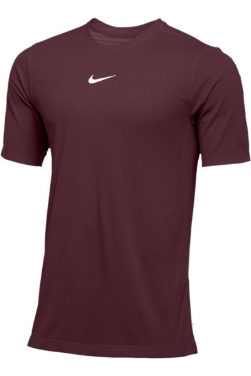 NIKE SHORT SLEEVE UV TOP BQ6968 TEAM MAROON