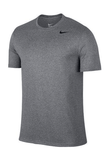 Nike Men'S Team Legend Short Sleeve Crew 727982 Carbon Heather