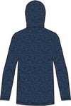 Nike Hyper Dry Long Sleeve Hooded Breathe Top Ao7579 Navy Heather