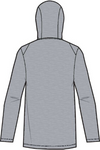 Nike Hyper Dry Long Sleeve Hooded Breathe Top Ao7579 Wolf Grey Heather